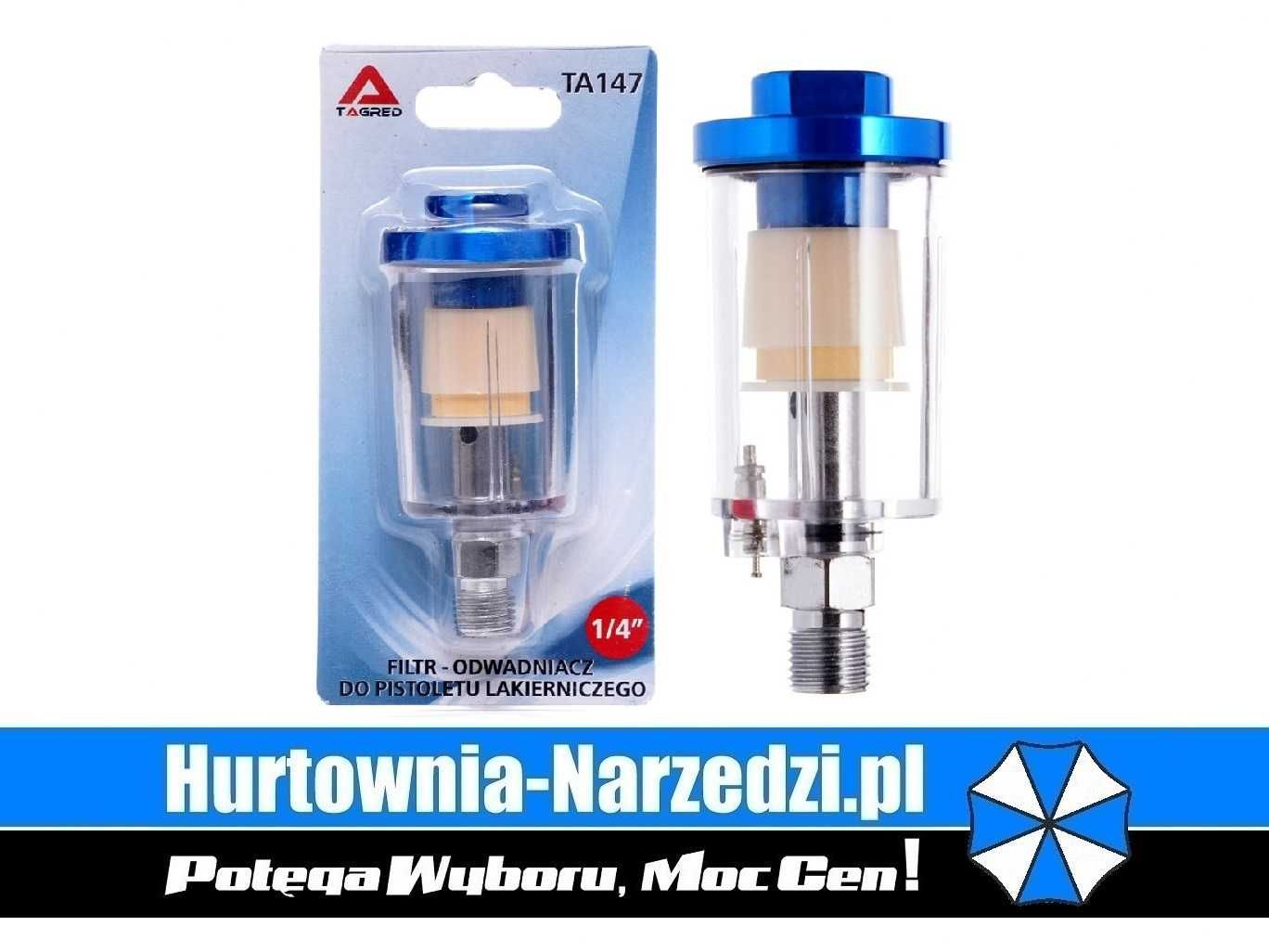 5 x Filtr do pistoletu lakierniczego, odwadniacz do pistoletu TA147
