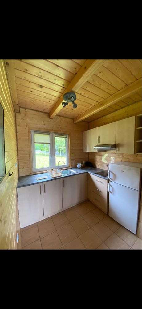 Domki  drewniane nad wodą