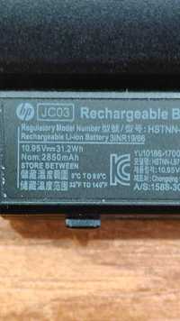 Аккумулятор для ноутбука HP 250 G6 2850 мАч, 10,95 В, JC03, БУ