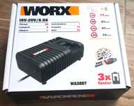 Nowa ładowarka 16-20V 6A do elektronarzędzi worx - powershare
