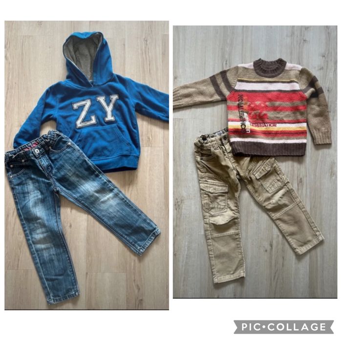 4 peças para 4 anos menino