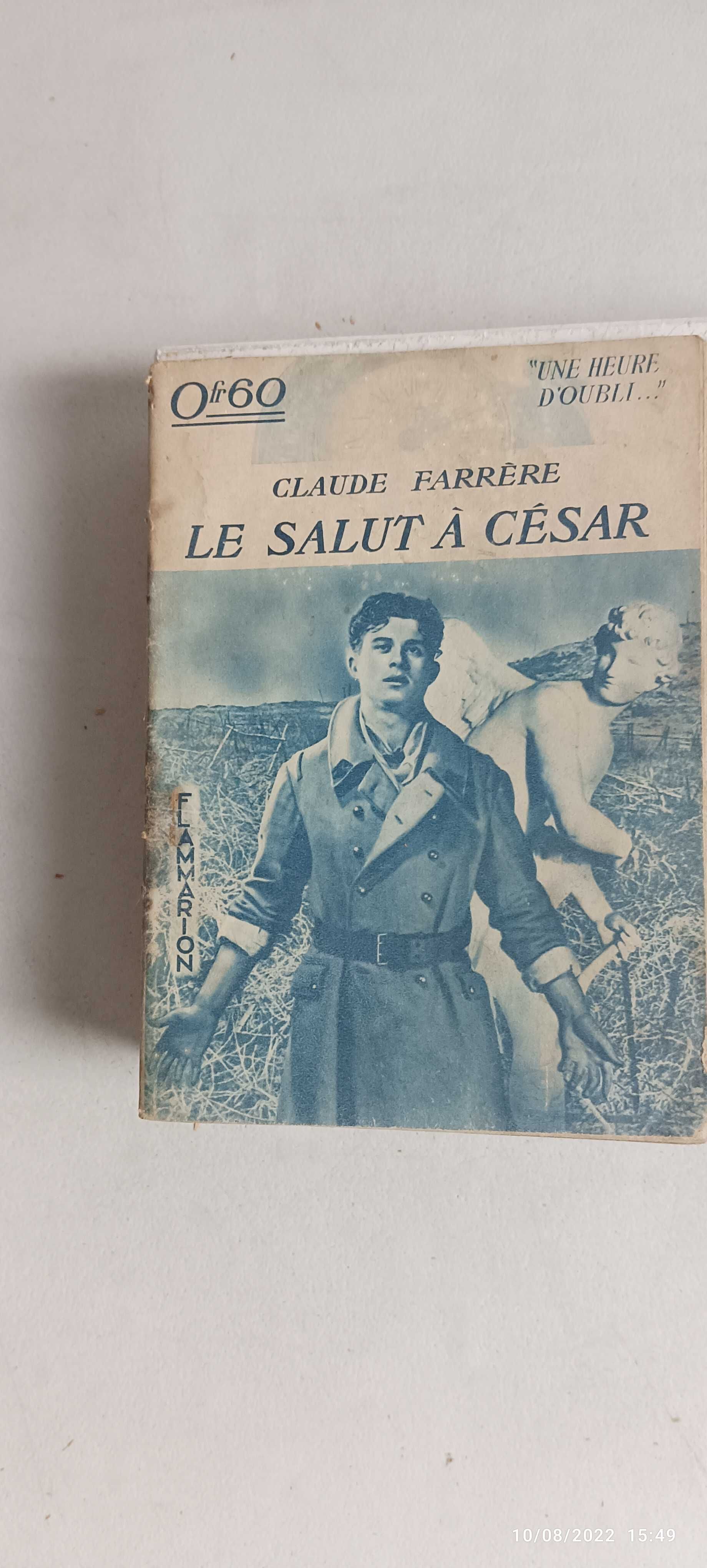 Livro PA-2 - Claude Farrére - Le Salut á César