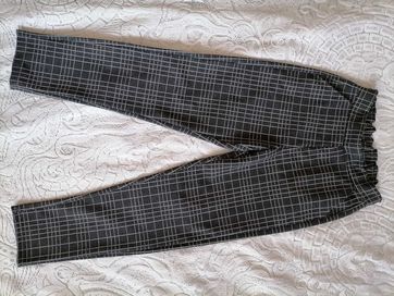 Eleganckie materiałowe spodnie w kratę Cool Club, roz. 152