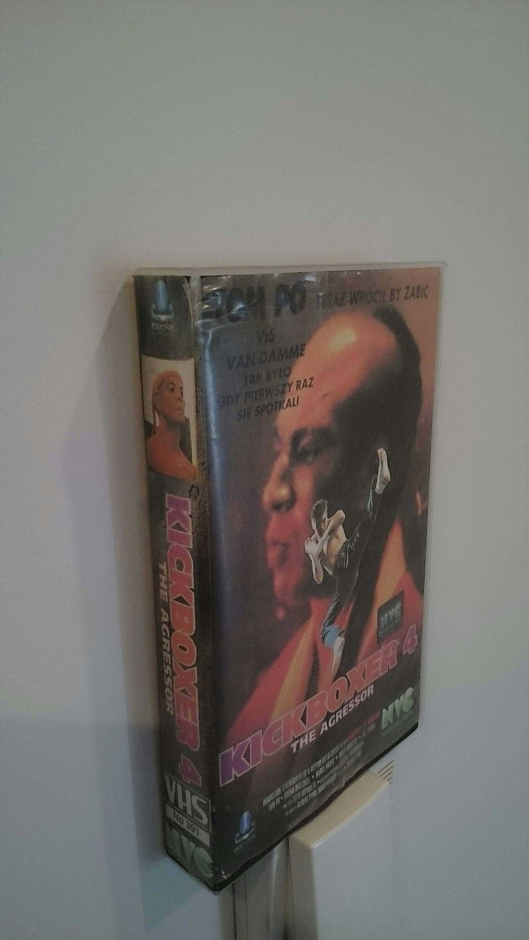 KICKBOXER 1 , 2 , 3 , 4 Van Damme VHS FILMY - KUNG FU Magnetowid
