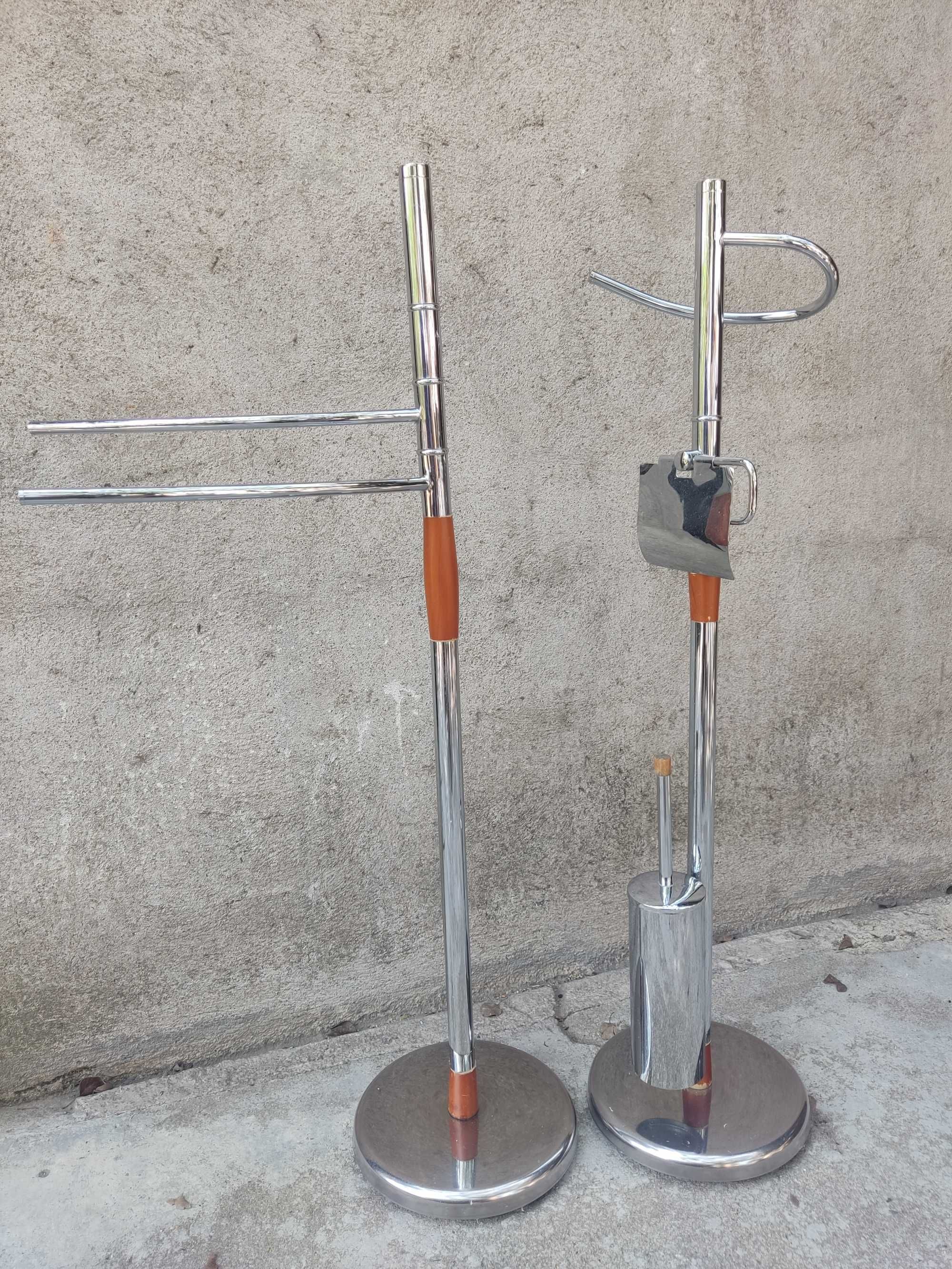 Toalheiro e porta rolos