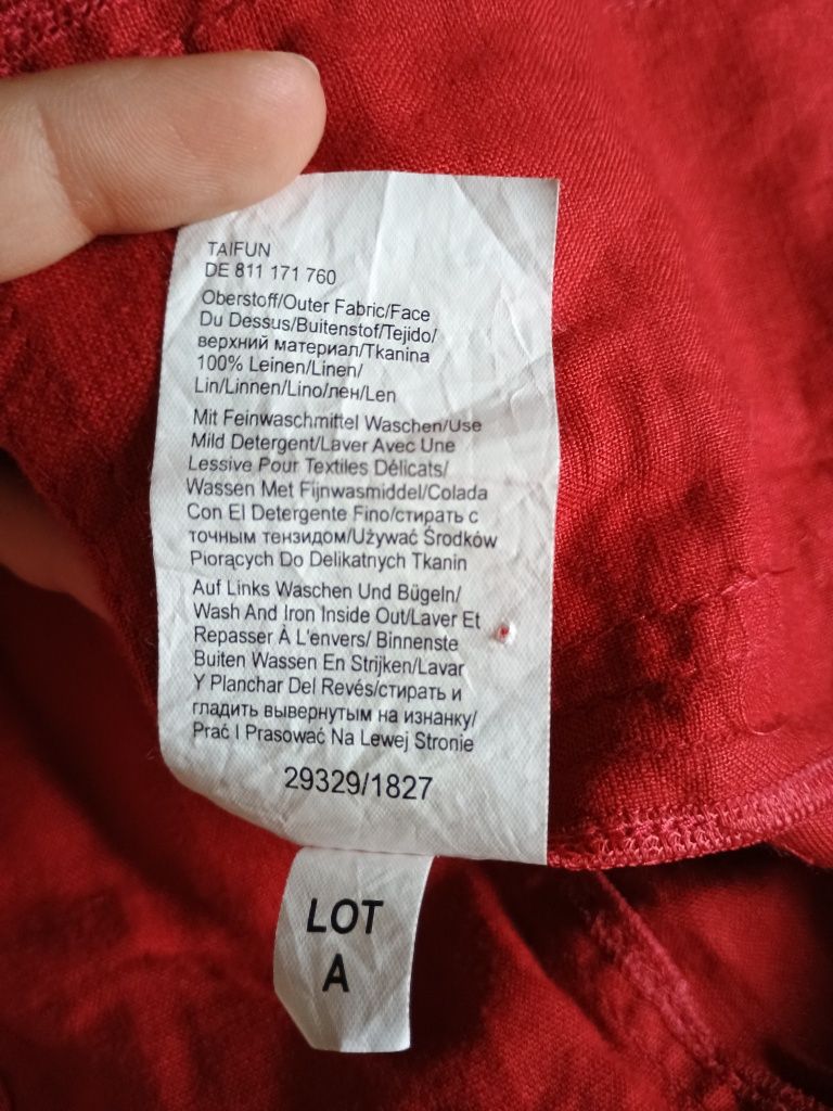 Żakiet lniany Taifun