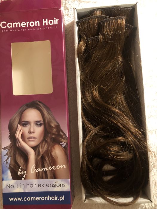 Włosy naturalne doczepiane clip in 60cm