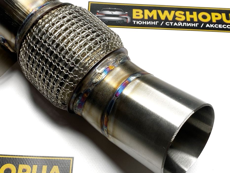 Даунпайп N55 BMW 35i/45i F30/32/34/36 F15/25 F22/87 F10/F3/06/07 Евро2