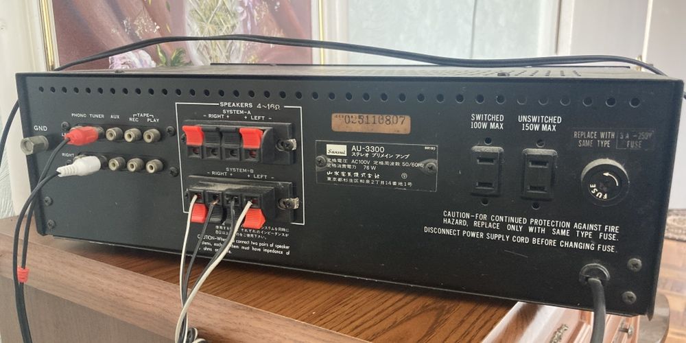 Усилитель sansui au-3300