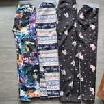 Spodnie legginsy zimowe 140 ocieplane