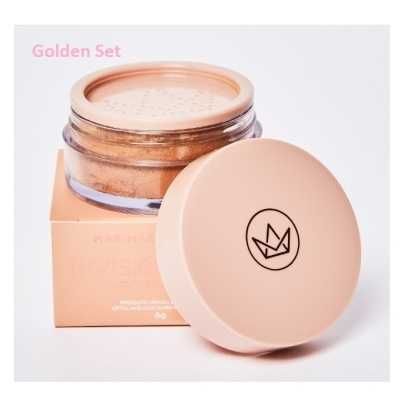 Pó Solto Invisible Silk - Golden Set Mari Maria Makeup