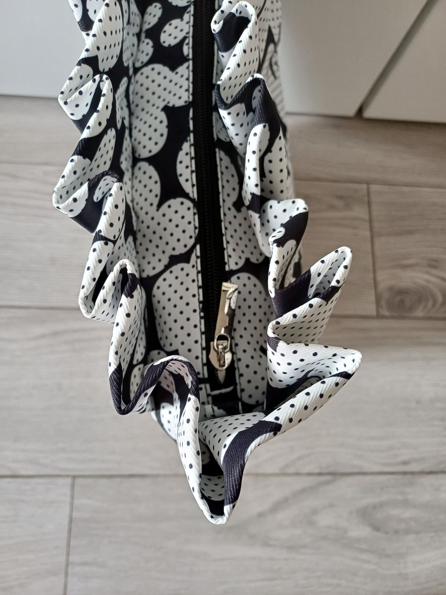 O Bag Mini, organizer Myszka Miki z falbanką do torebki