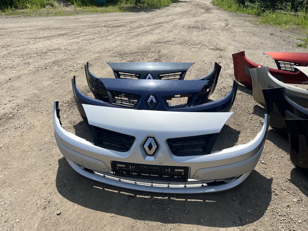 Бампер renault scenic 2 Рестайл 2006-2009 бампера рено сценік 2