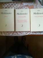 Książki 3 tomy Adam Mickiewicz 1981r