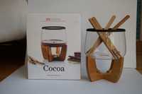 Founde czekoladowe zestaw COCOA XD Design drewniany