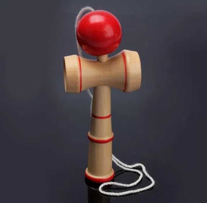 _Kendama jogo de madeira tradicional japones coordenação mão bola