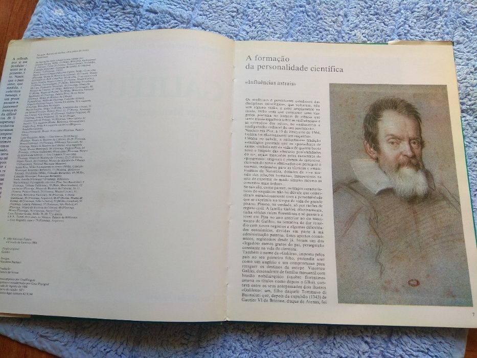 Livro "Galileu" de Claudio Menegazzi