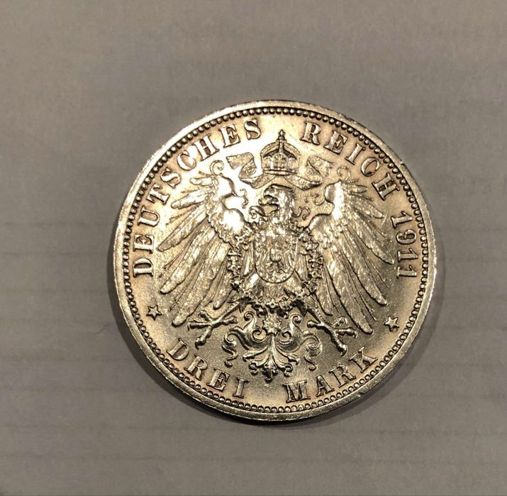 3 марки 1911г. Юбилей 25 лет свадьбы