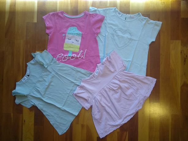 8 T shirts menina 4 anos, Zara Baby e mango kids