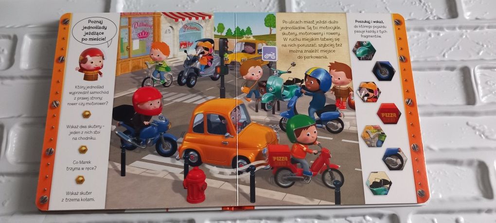 Książka Poznaj motory z Markiem seria Mały chłopiec