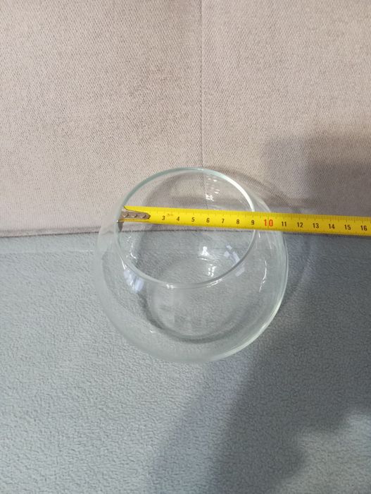 Akwarium kula szklane