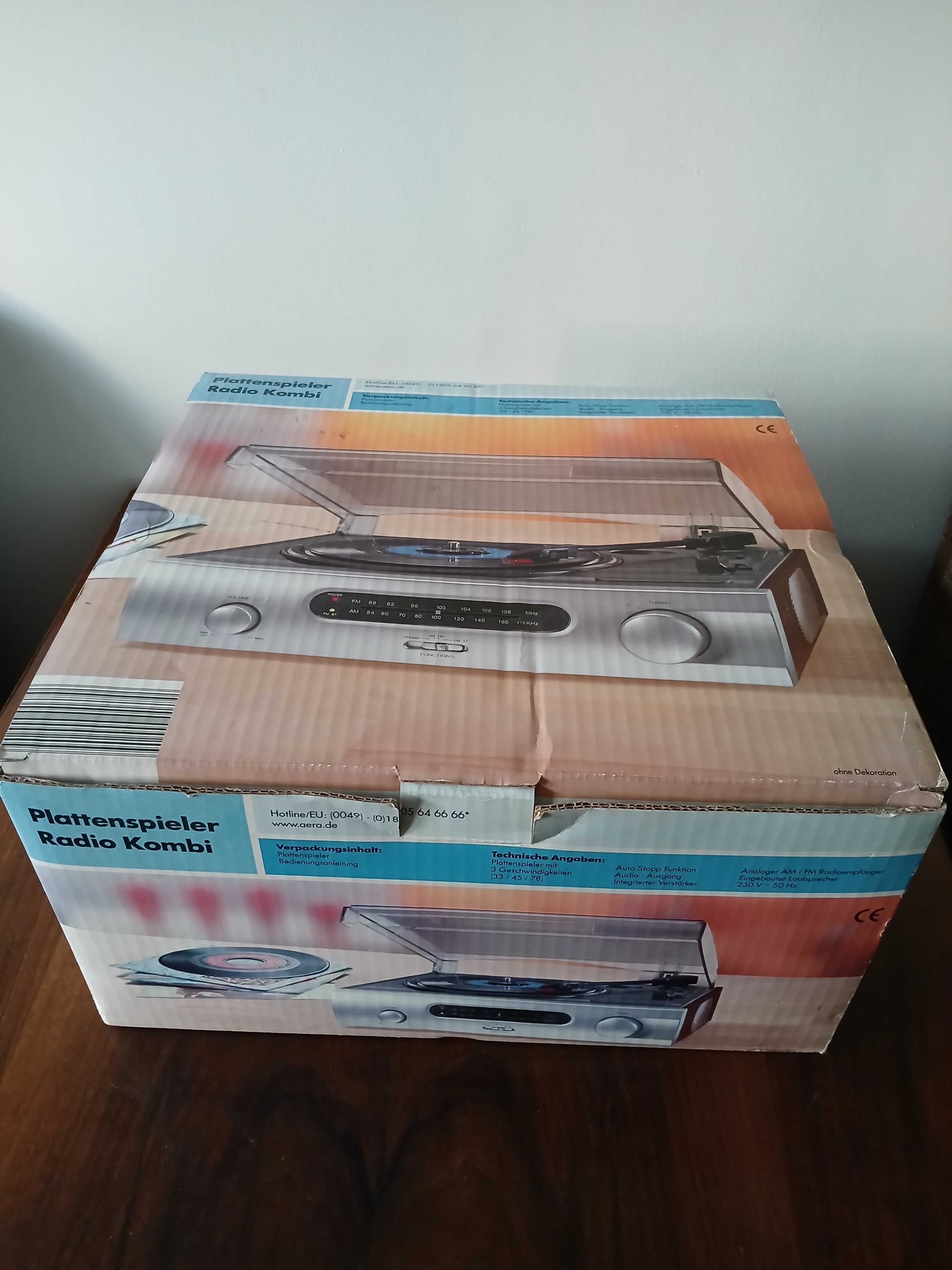 Gramofon płyt Radio Kombi