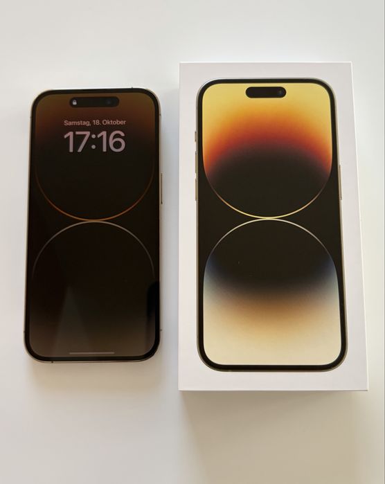 Iphone 14 Pro 256 GB złoty stan idealny