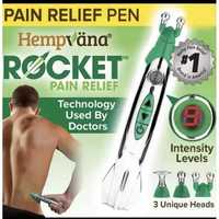 Акупунктурный массажер портативный с 3 насадками Pain Relief Pen