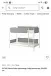 Łóżko piętrowe IKEA VitVal 90x200 cm