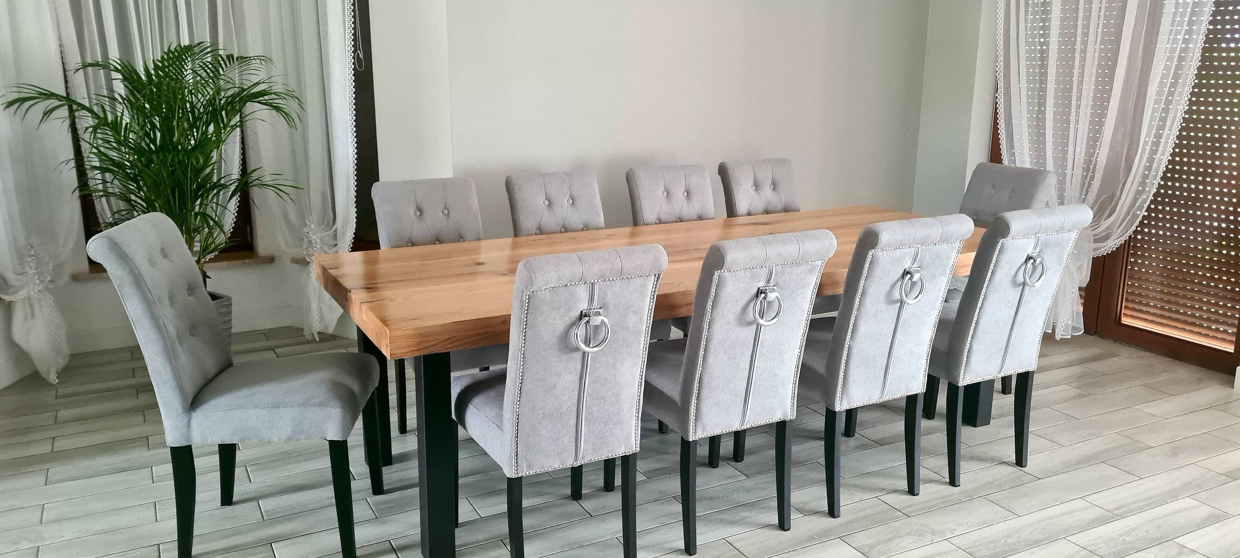 Stół dębowy z litego drewna loft rozkładany typ I Prodecent
