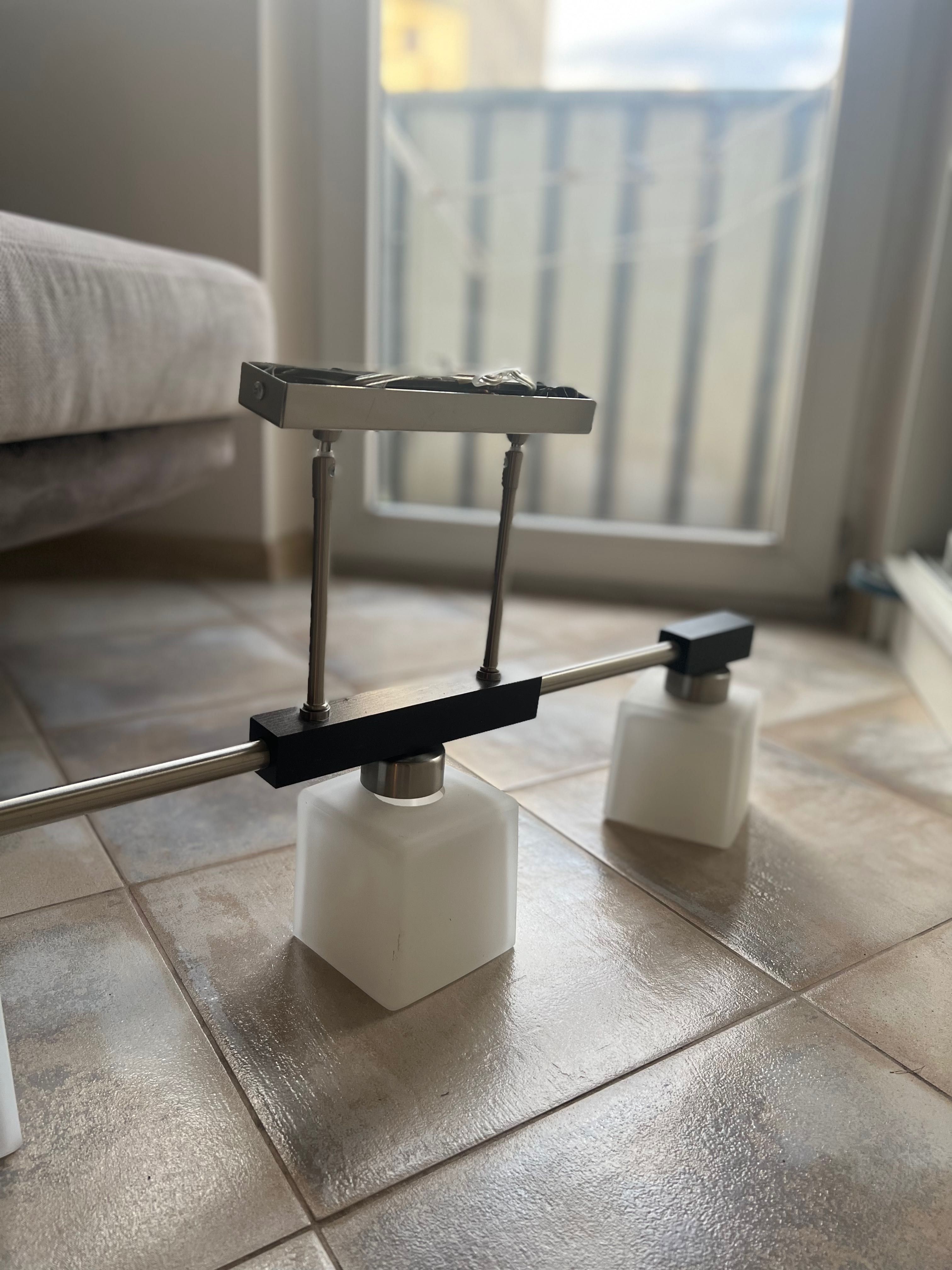 Żyrandol 3 lampy biały Leroy Merlin