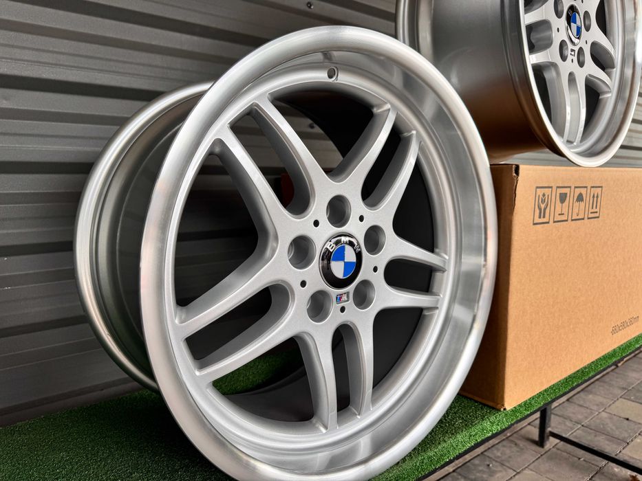 Різноширокі R18 5x120 BMW E38 E34 E39 5 7 37 M Style стиль титани бмв