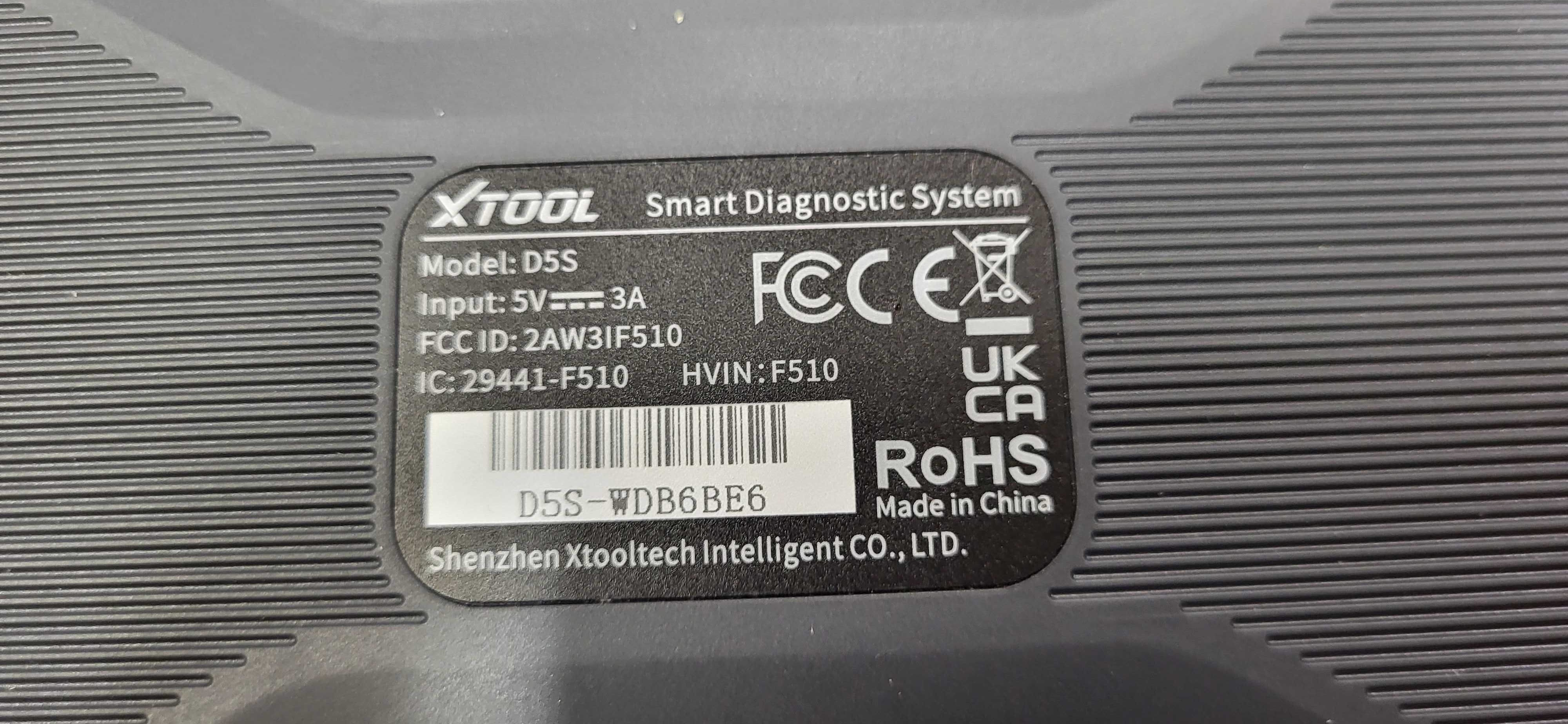 Skaner Tester Diagnostyczny Xtool D5S. Komis Madej Dębica
