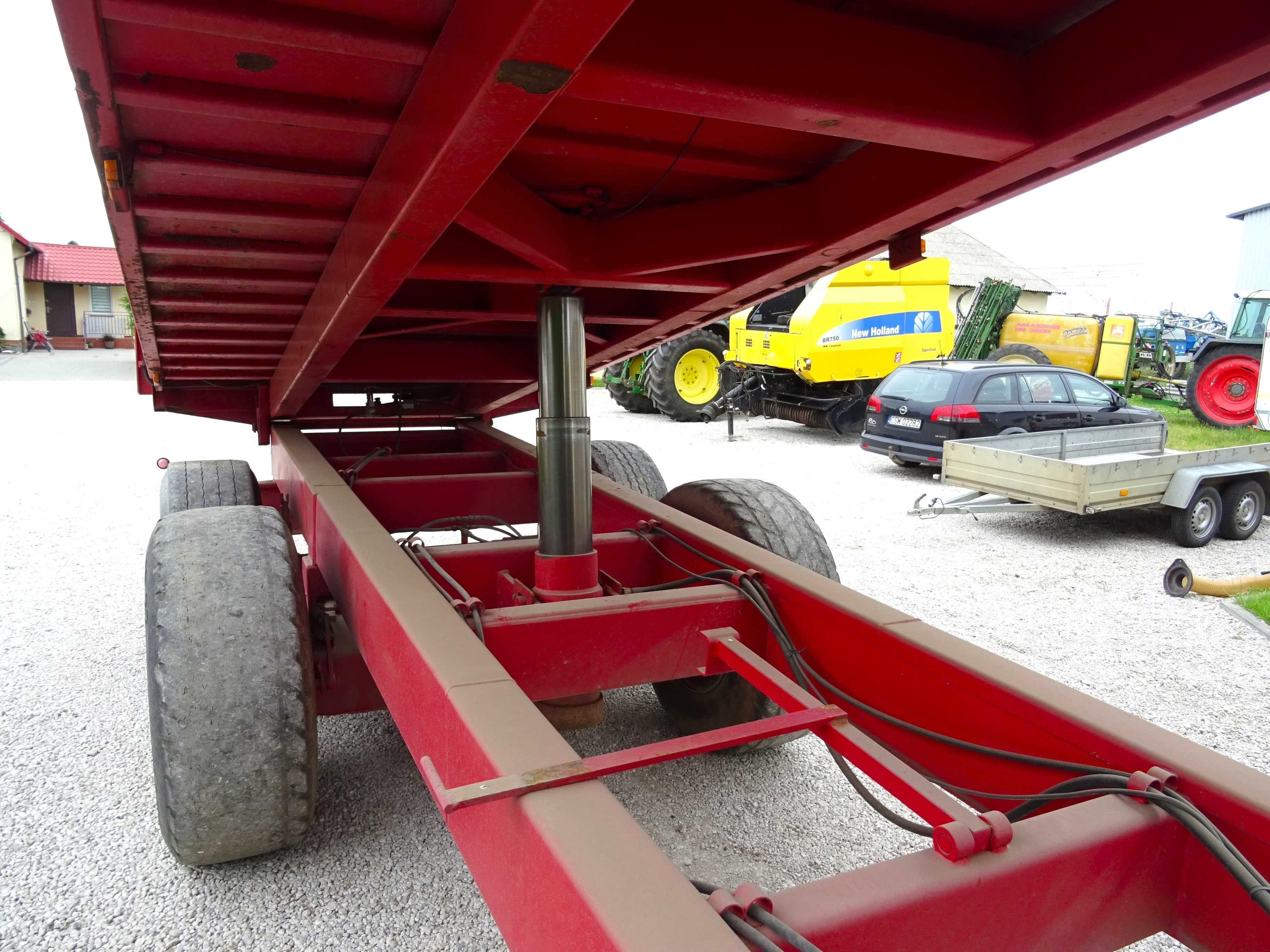 Przyczepa wywrotka 16t baastrup tandem metaltech pronar vaia