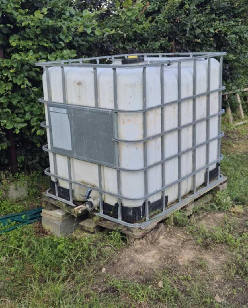 Mauzer, zbiornik, pojemnik na deszczówkę, wodę, 1000l