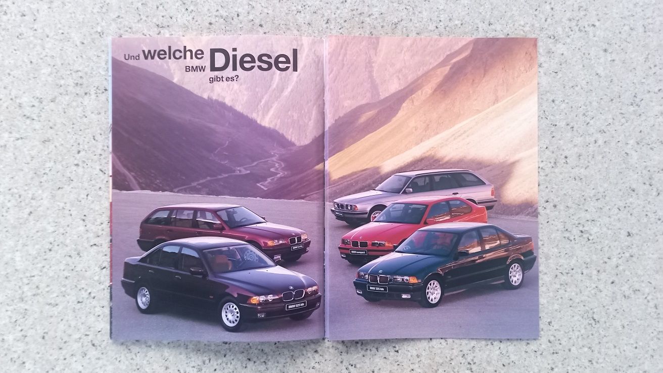 BMW 3 (E36) 5 (E39) Diesel tds Prospekt