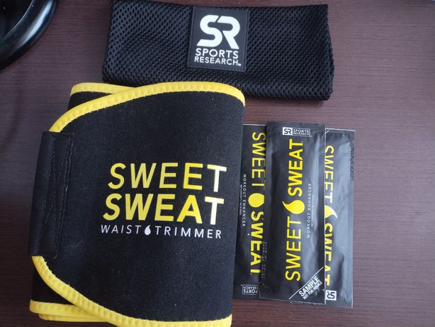 Спортивный пояс триммер для похудения Sports Research Sweet Sweat Wais
