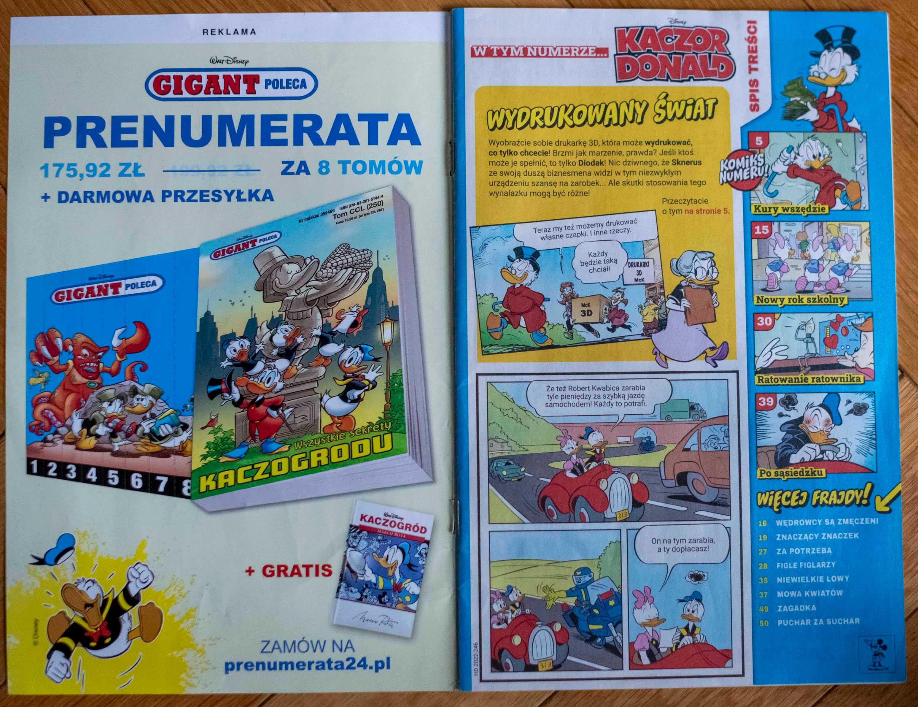 Kaczor Donald Magazyn 6/2024  Egmont Polska Czasopismo czerwiec 2024