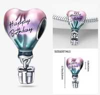 Charms balon "happy birthday"