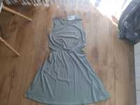 H&M sukienka letnia khaki 170cm 11l+ nowa