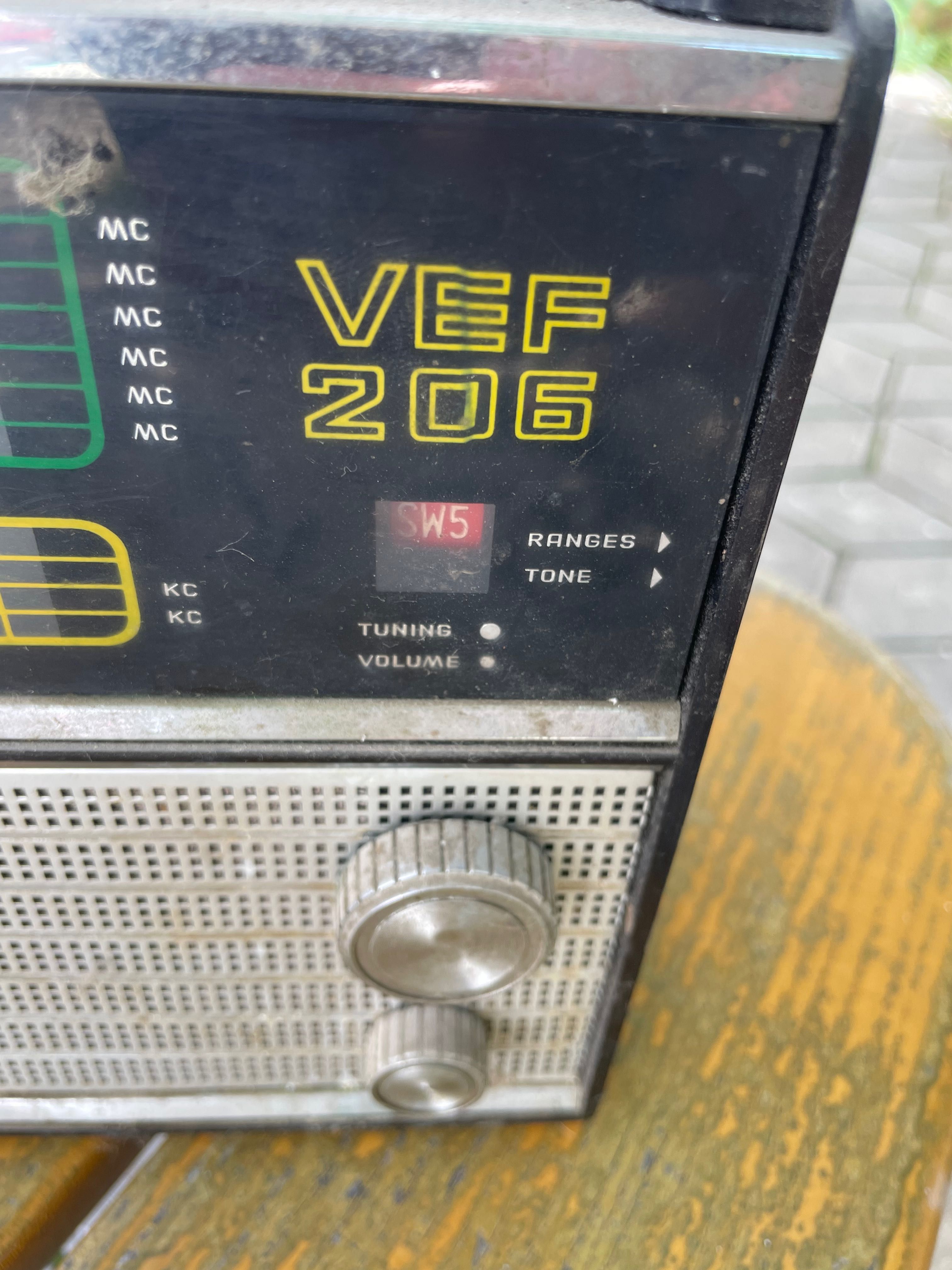 Радиоприёмник(раритет) ВЕФ 206 VEF 206