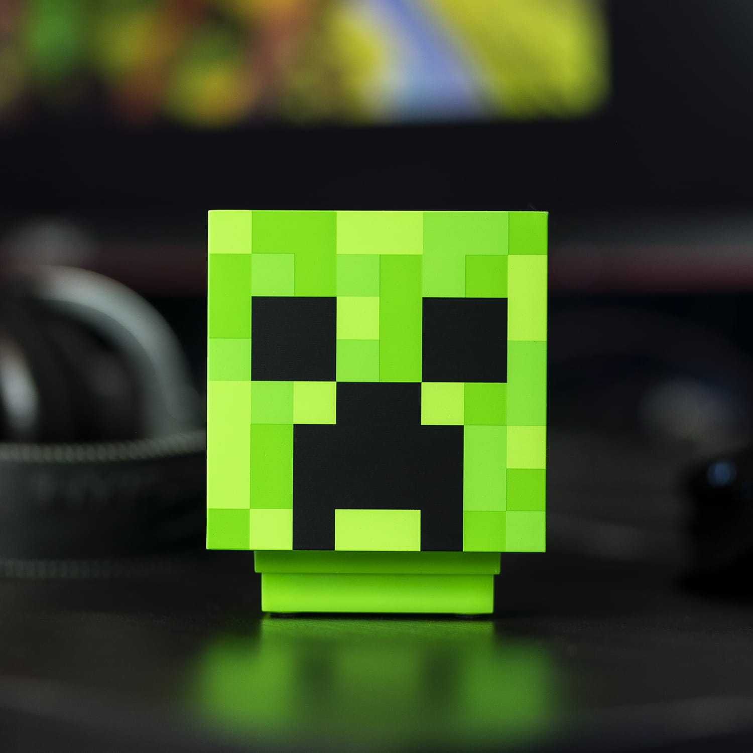 Lampka Minecraft Creeper z dźwiękiem dla dziecka, prezent