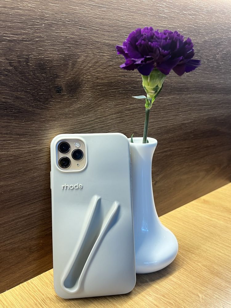 Чохол силіконовий rhode iphone 11 pro max сірий