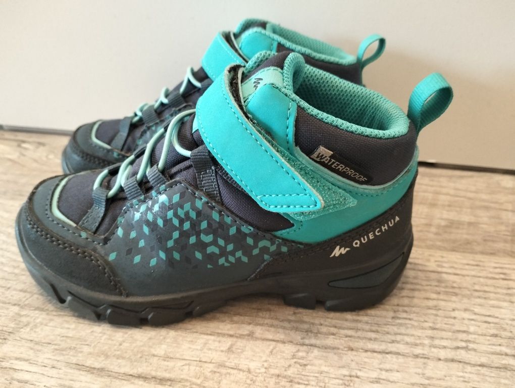 Buty trekkingowe dziecięce MH 120 Mid Quechua wodoodporne rozm. 28