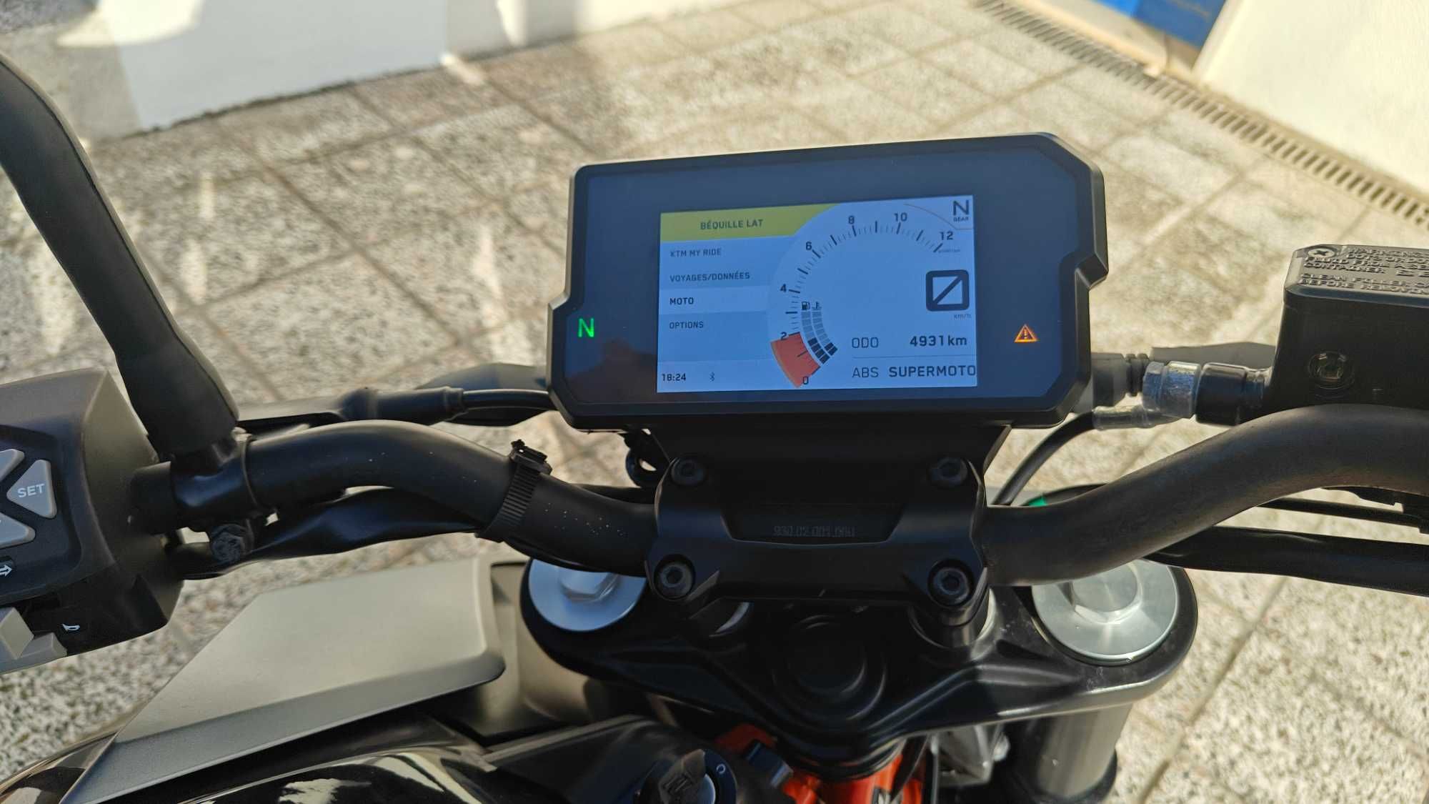 Mota KTM Duke como nova