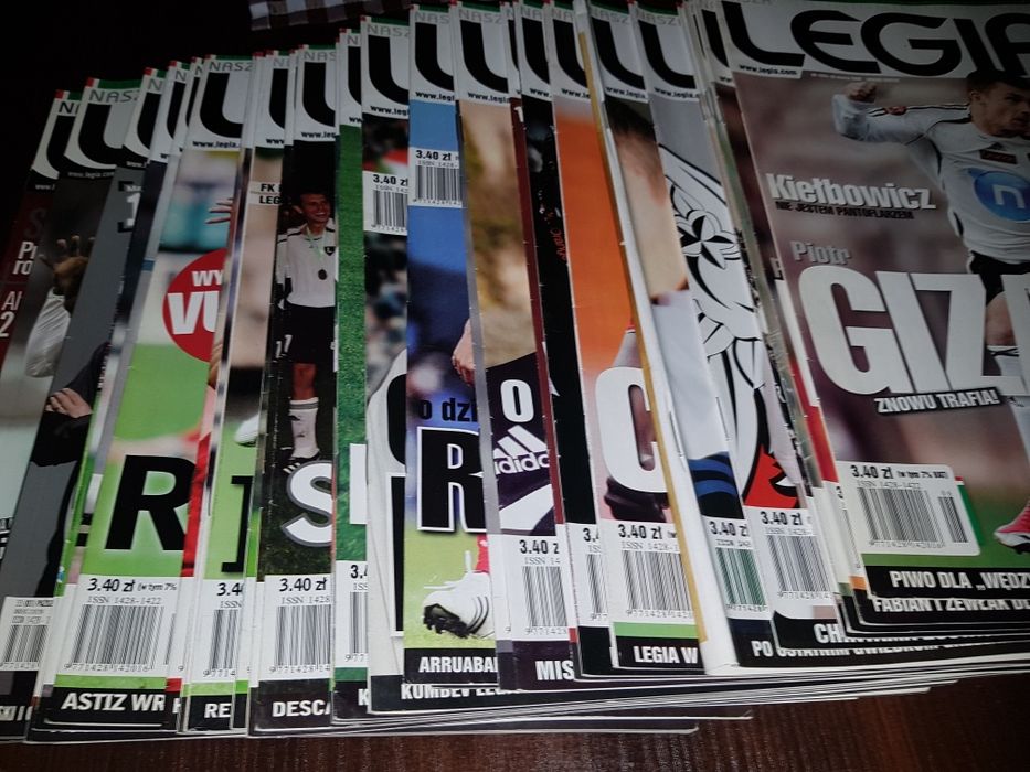 Nasza Legia 27 tygodników i 3 miesięczniki z 2008r. Okazja