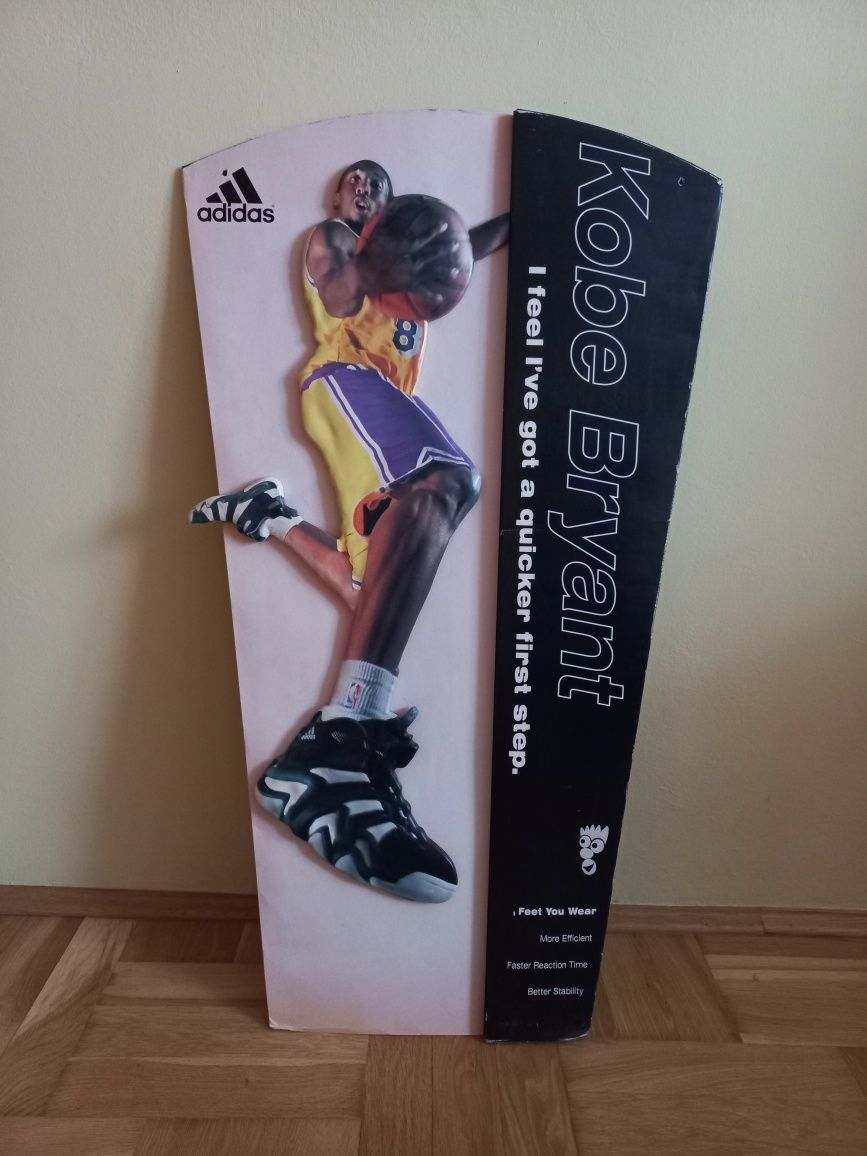 Kobe Bryant witryna sklepowa adidas plakat NBA