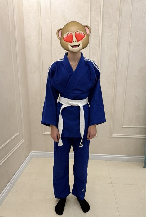 Кимоно для дзюдо Adidas Djudo Uniform Training синє (170 см)