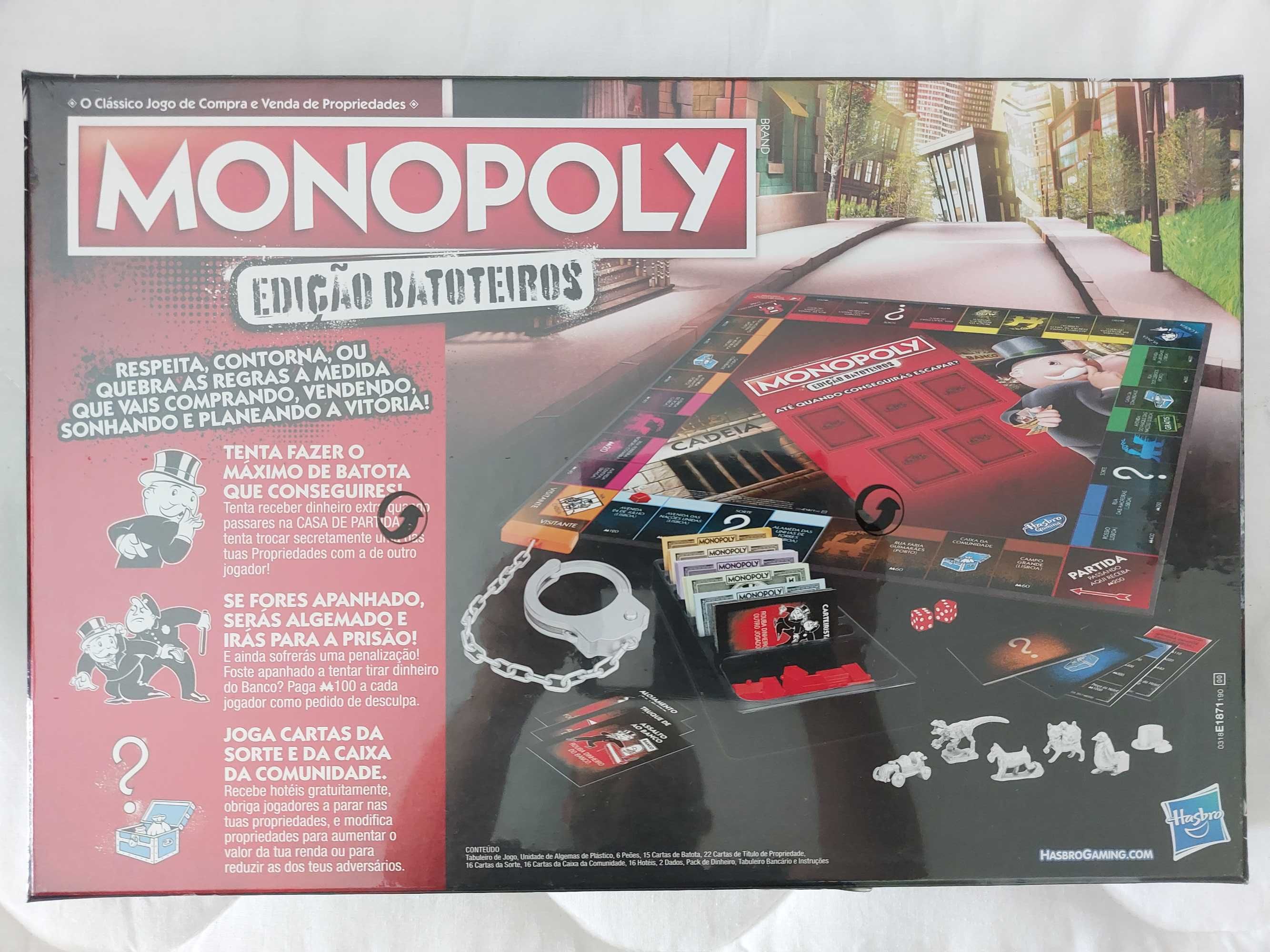 Monopoly Edição Batoteiros ( Board Game Jogo de Tabuleiro)