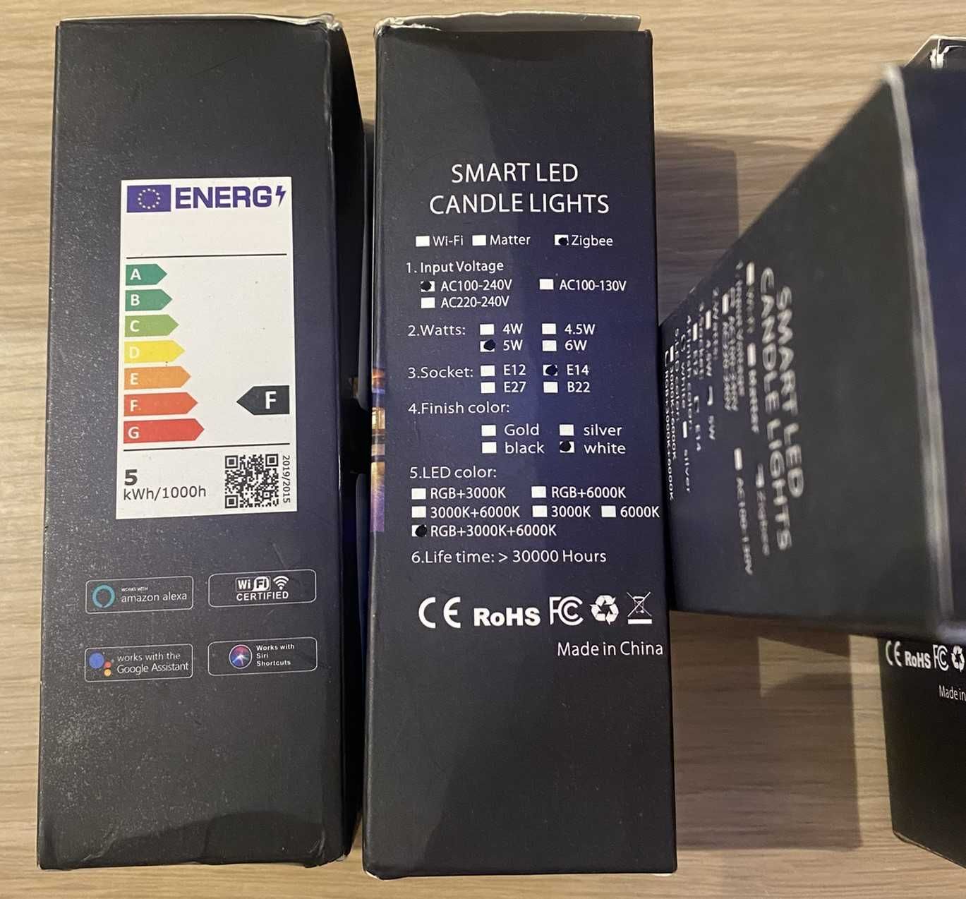 EWelink inteligentne Wifi E14 żarówki Led Zigbee RGB CW + WW